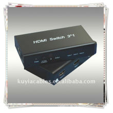 Hochwertiger 3x1 HDMI Switcher 3 in 1 heraus HDMI Switcher